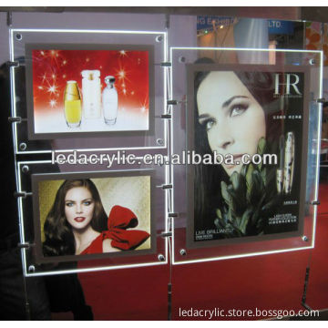 Ceiling Hanging Double Side Crystal LED Light Box